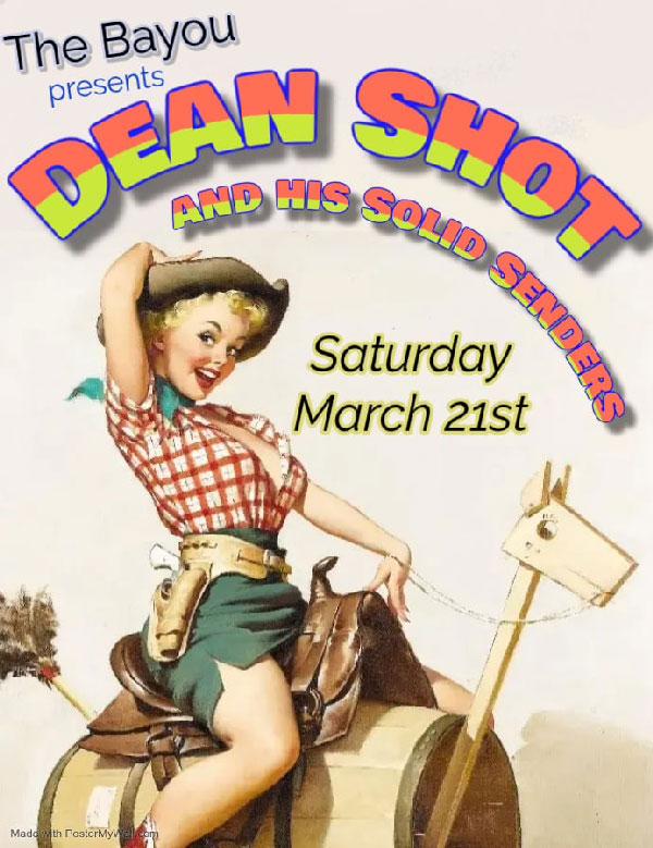 Dean Shot Trio at The Bayou Restaurant